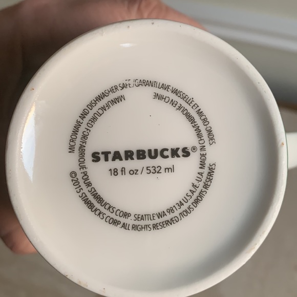 RARE Starbucks 2015 Christmas tall Mug 18 oz - Picture 5 of 6